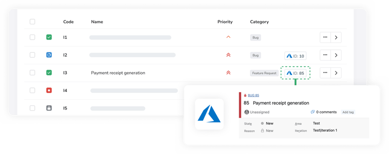 Viewing your linked work items