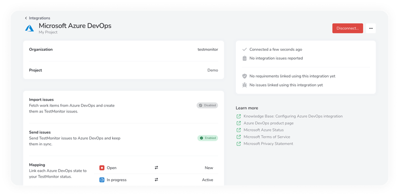 Connecting to Azure DevOps