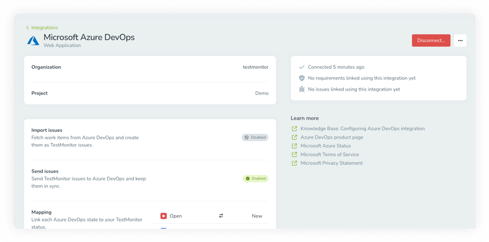 Connecting to Azure DevOps