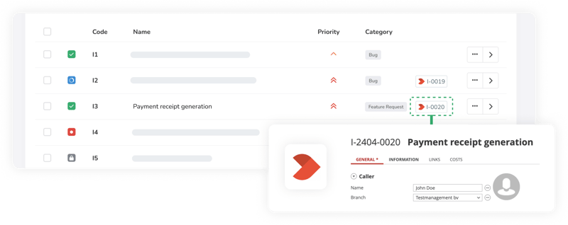 Viewing your linked TOPdesk issues
