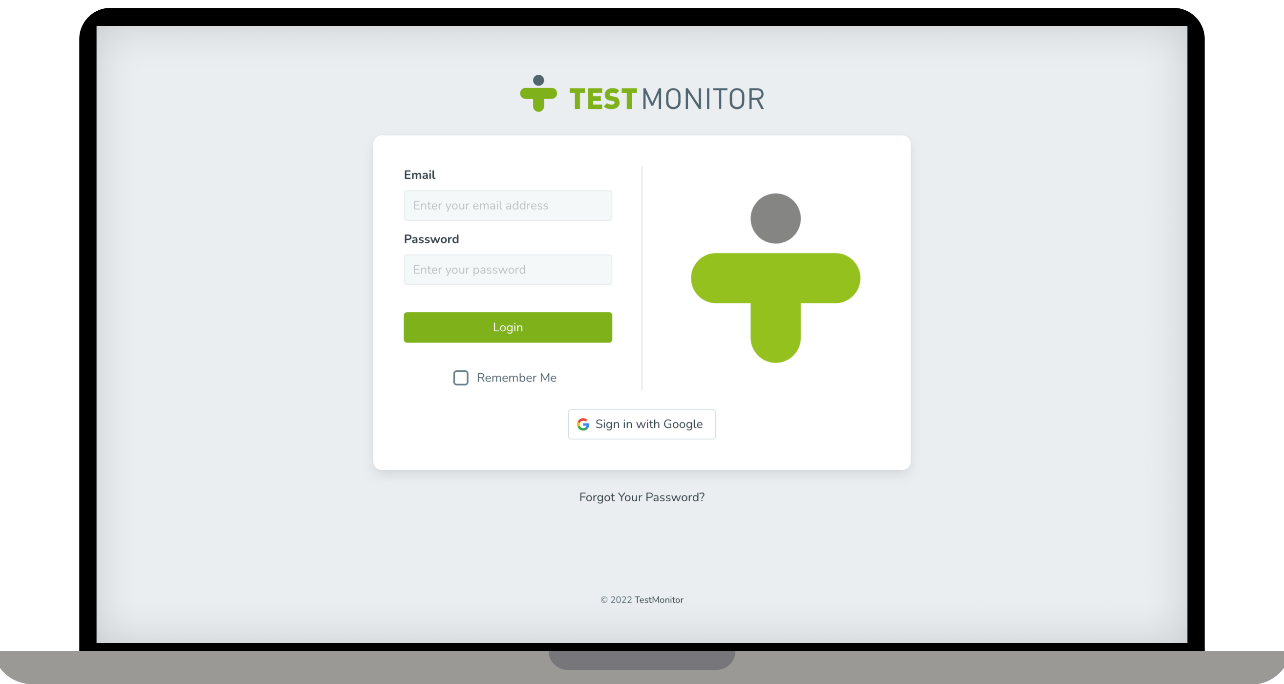 Add your company logo on the TestMonitor login page to ensure employees and partners have a consistent experience