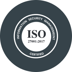 ISO 27001:2017 certified