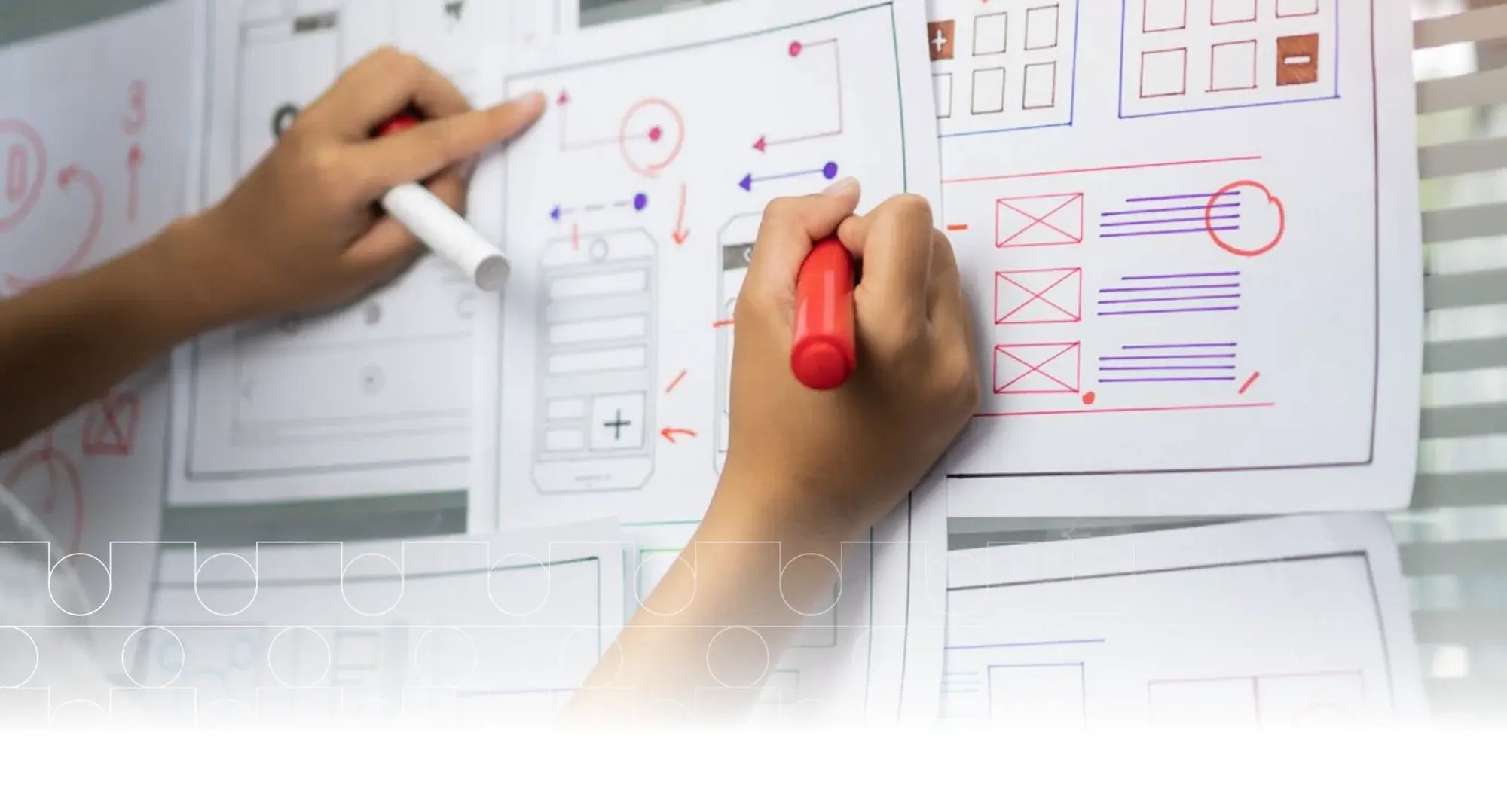 quality assurance manager mapping out software design changes